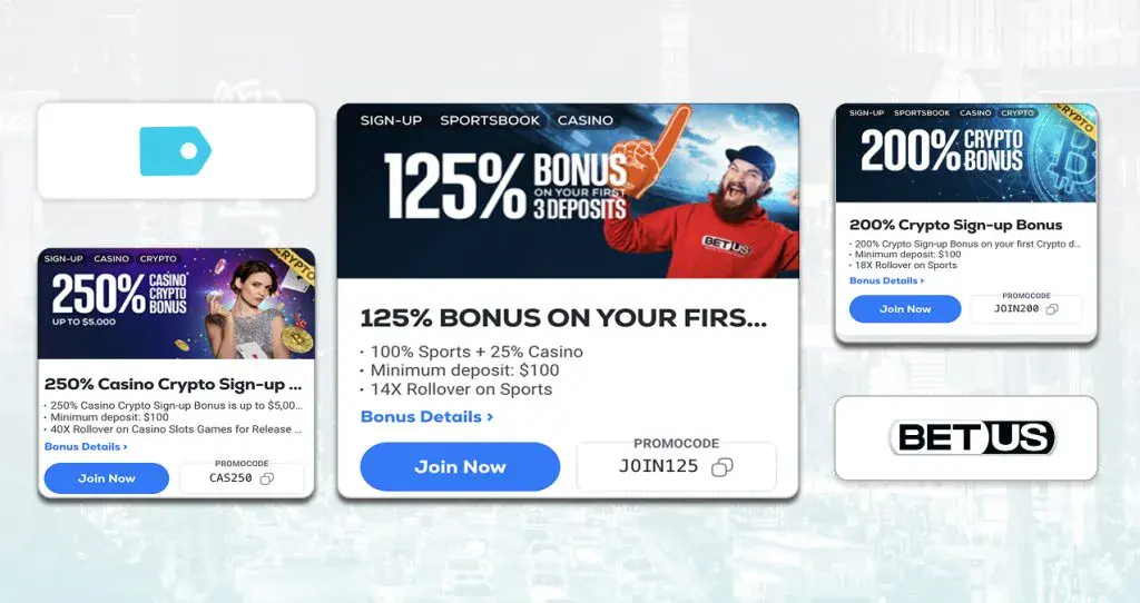 A Screenshot Showing The Promotions Avaible On Betus 1024x542 1