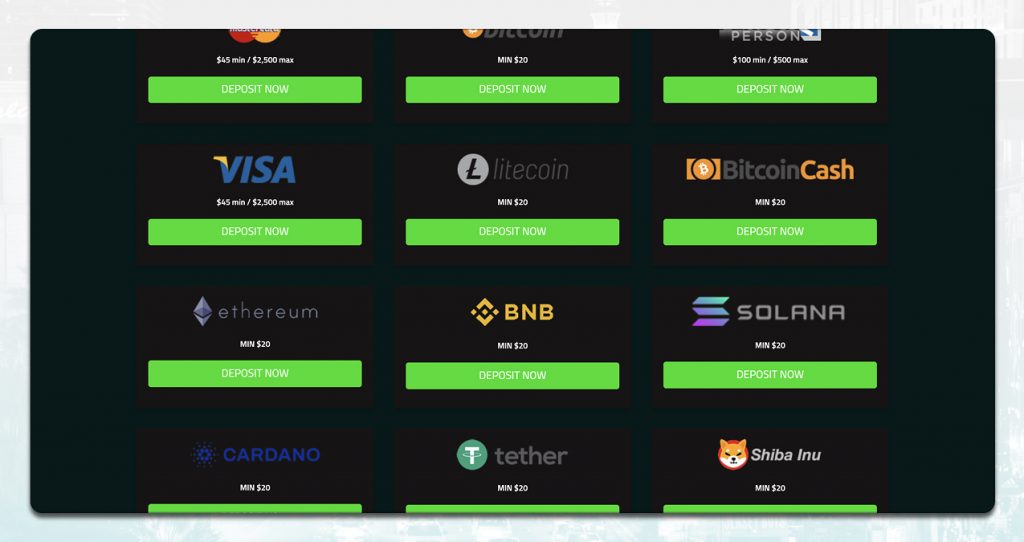 A Screenshot Showing The Cashier Interface Of Xbet