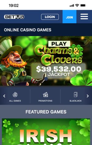 Betus Casino Aspect Ratio 190 300