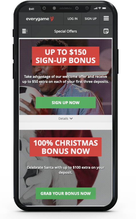 Everygame Mobile Bonuses