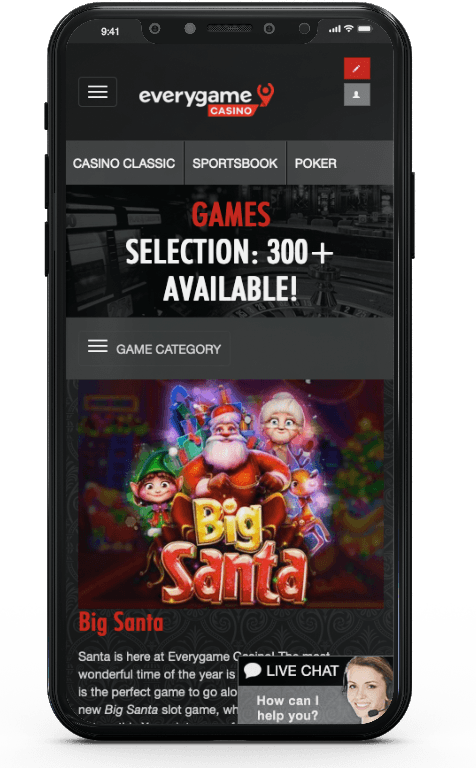 Everygame Mobile Casino Games