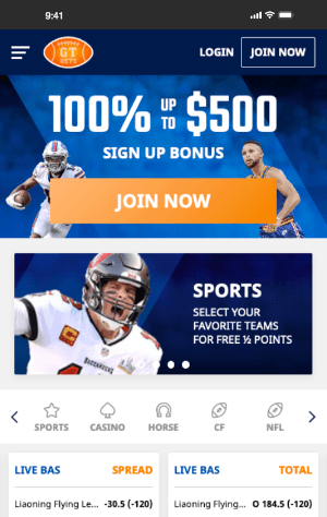 Gtbets Mobile Screen Aspect Ratio 190 300