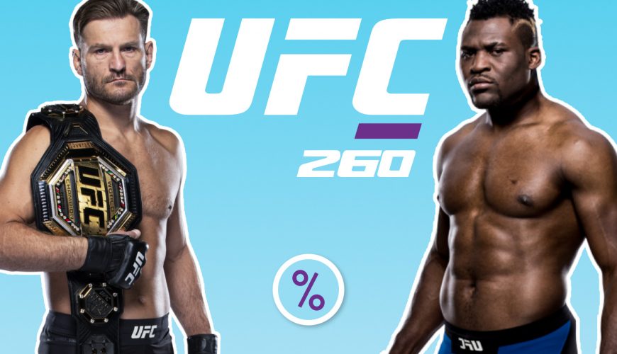 UFC 260 betting odds