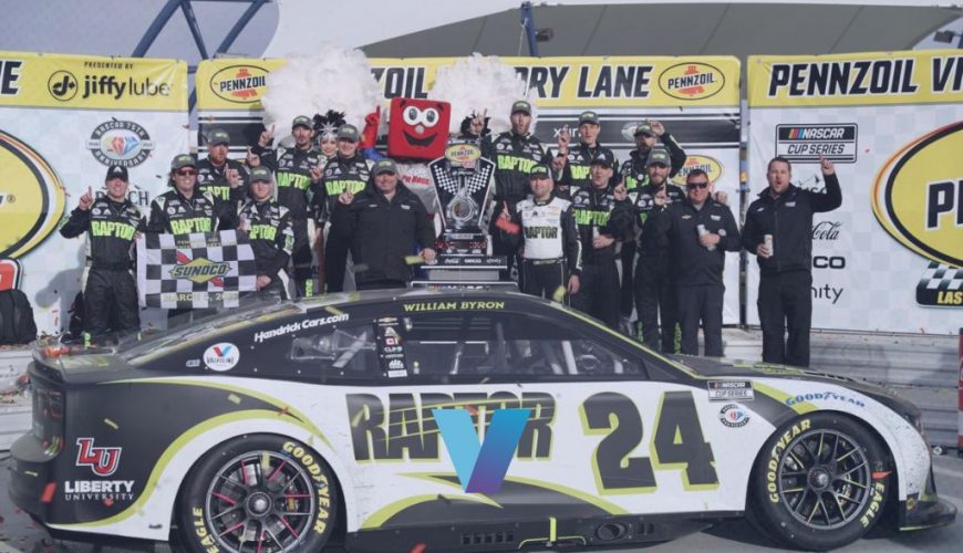 VGB William Byron Due To Win At Kansas On Sunday