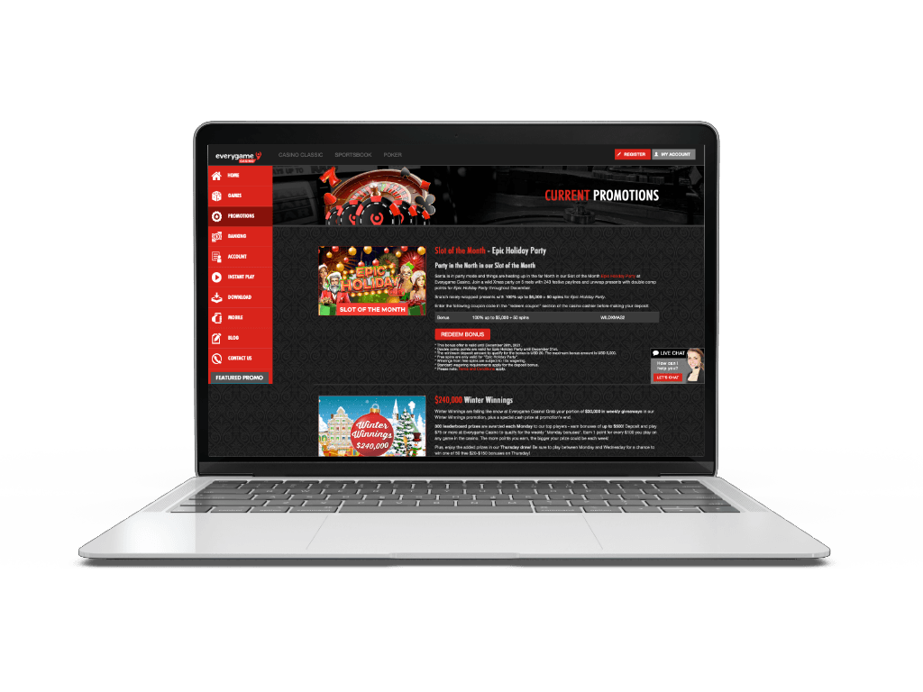 Everygame Casino Promotions